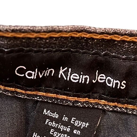 Calvin Klein Jeans Men's 71194 Rigid Denim Boot Cut Jeans Gray Size W36 - Picture 4 of 13
